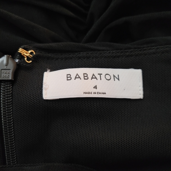 Aritzia Babaton Luxor Longsleeve Mesh Bodycon Mini Dress - Picture 15 of 15